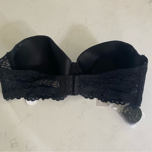 Lucky Brand Full Figure Convertible Strapless Bra Removeable Straps Wire sze 40C - Picture 8 of 16